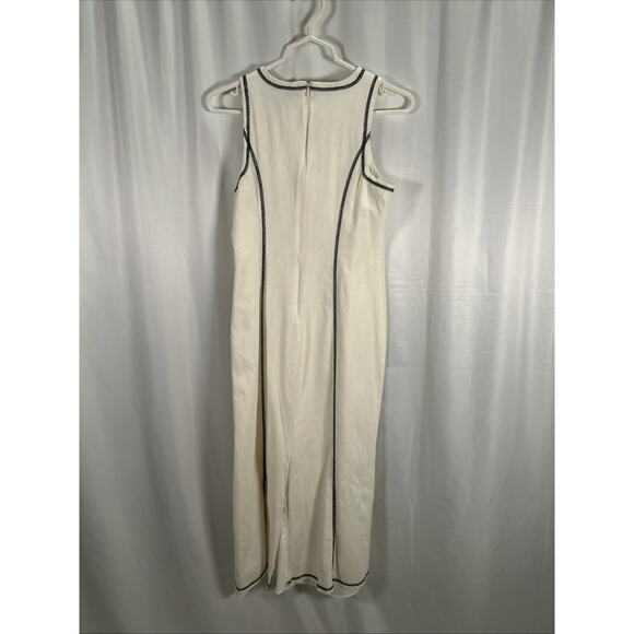 Donna Morgan Sleeveless Midi Sheath with Stitching Detail - Picture 4 of 4